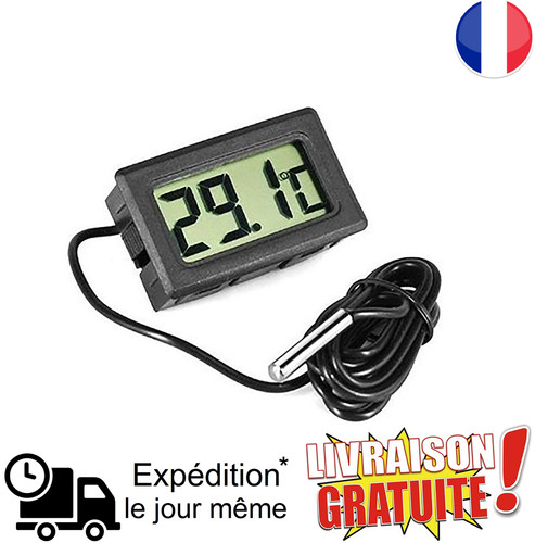 Thermomètre lcd intérieur - lcd,